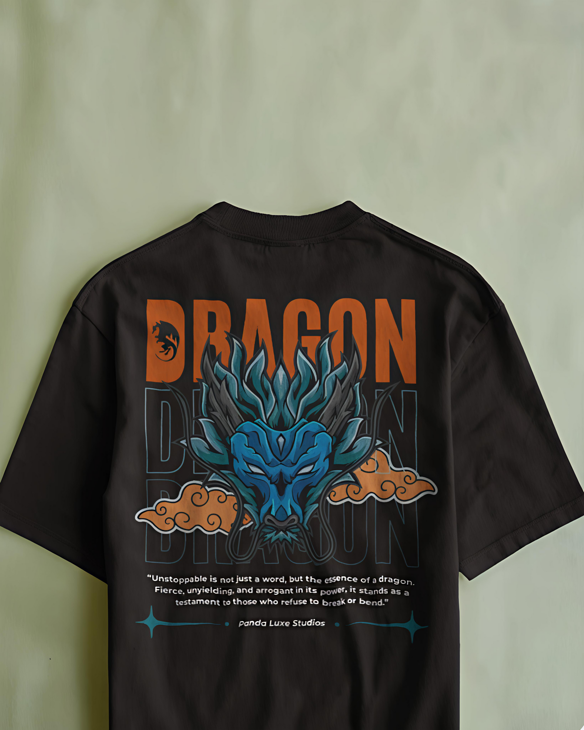 Panda Luxe Dragon Graphic Tee – Premium Streetwear
