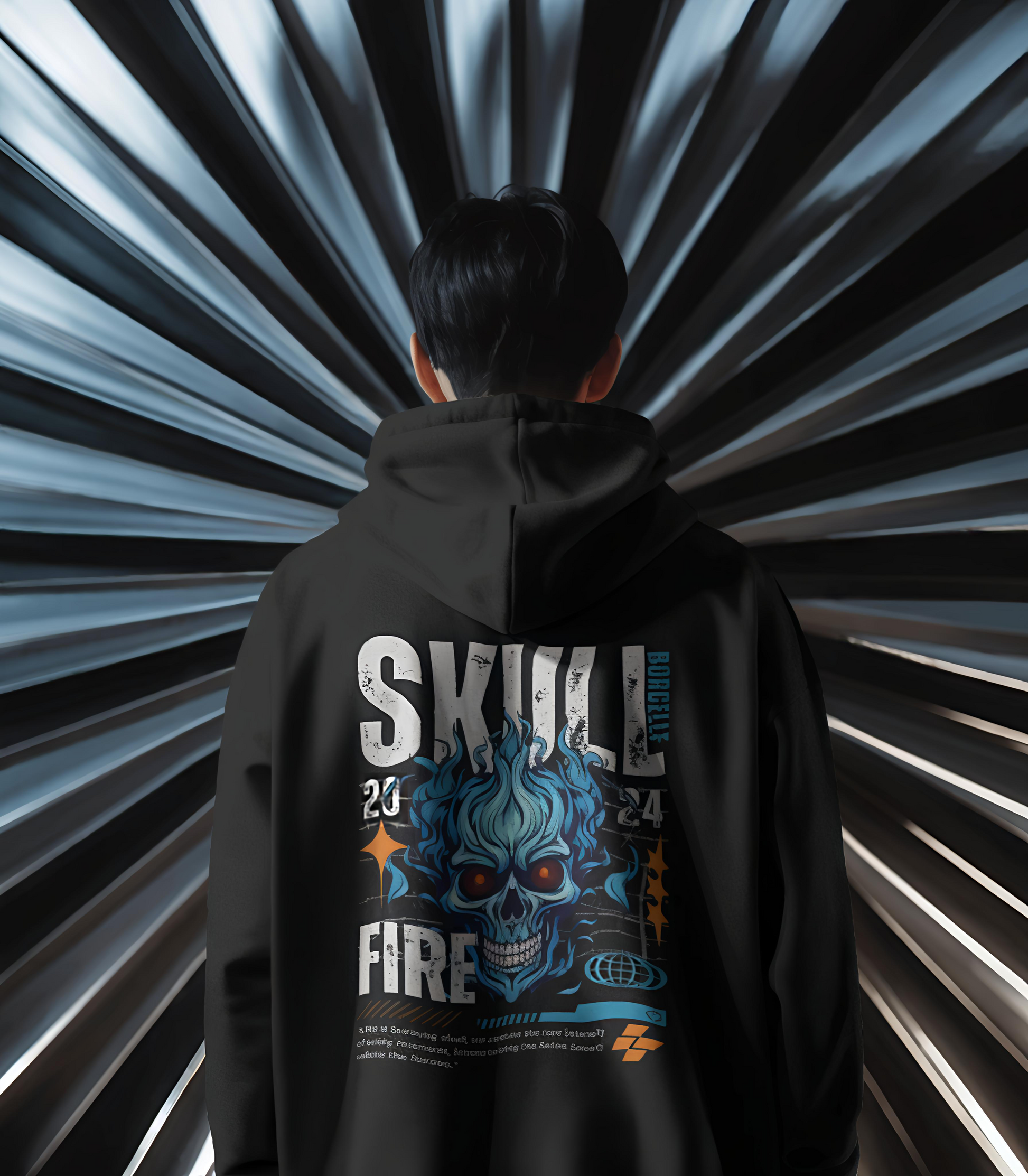 Skull Fire Hoodie