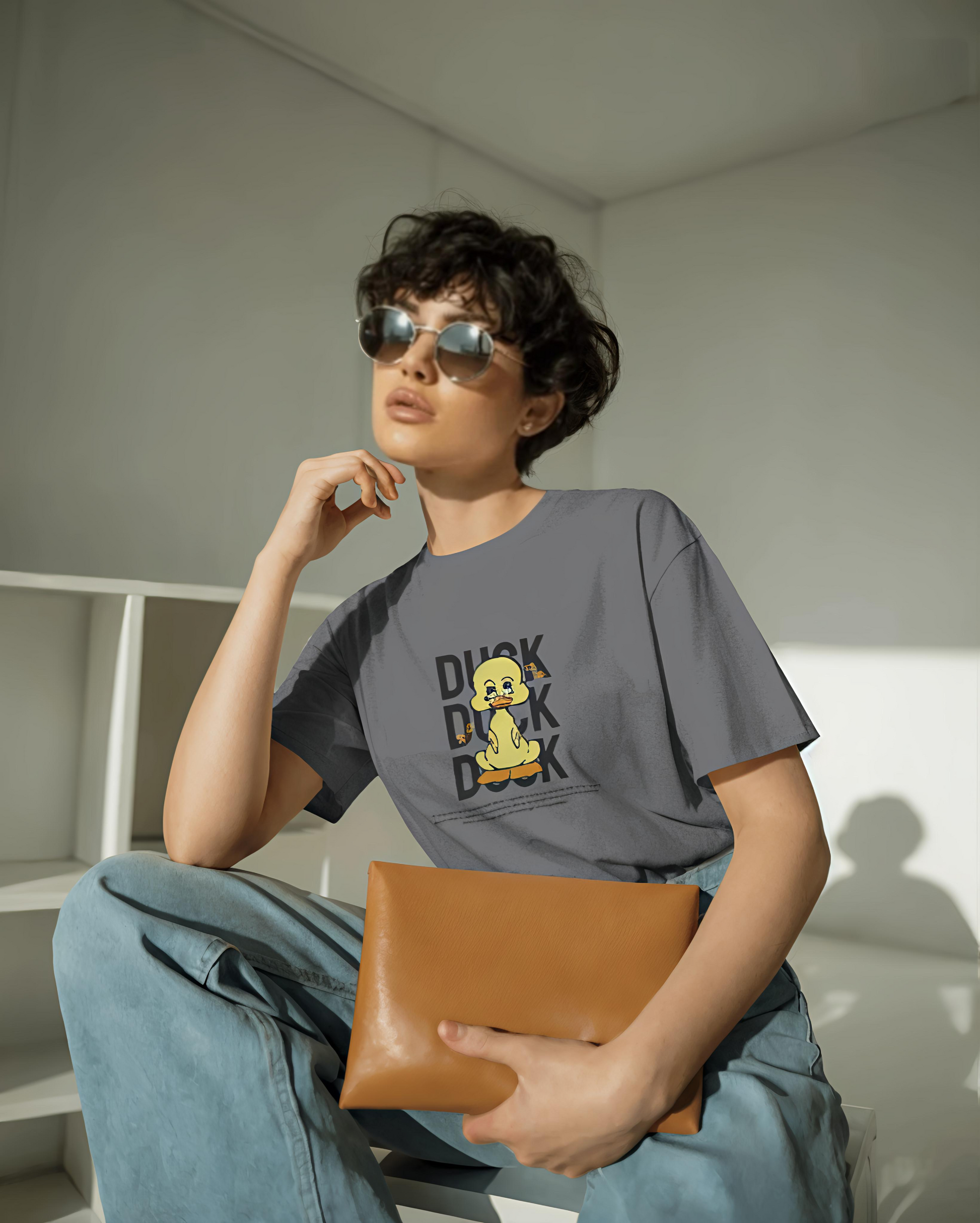 Duck Duck Duck Oversized Tee (Unisex)