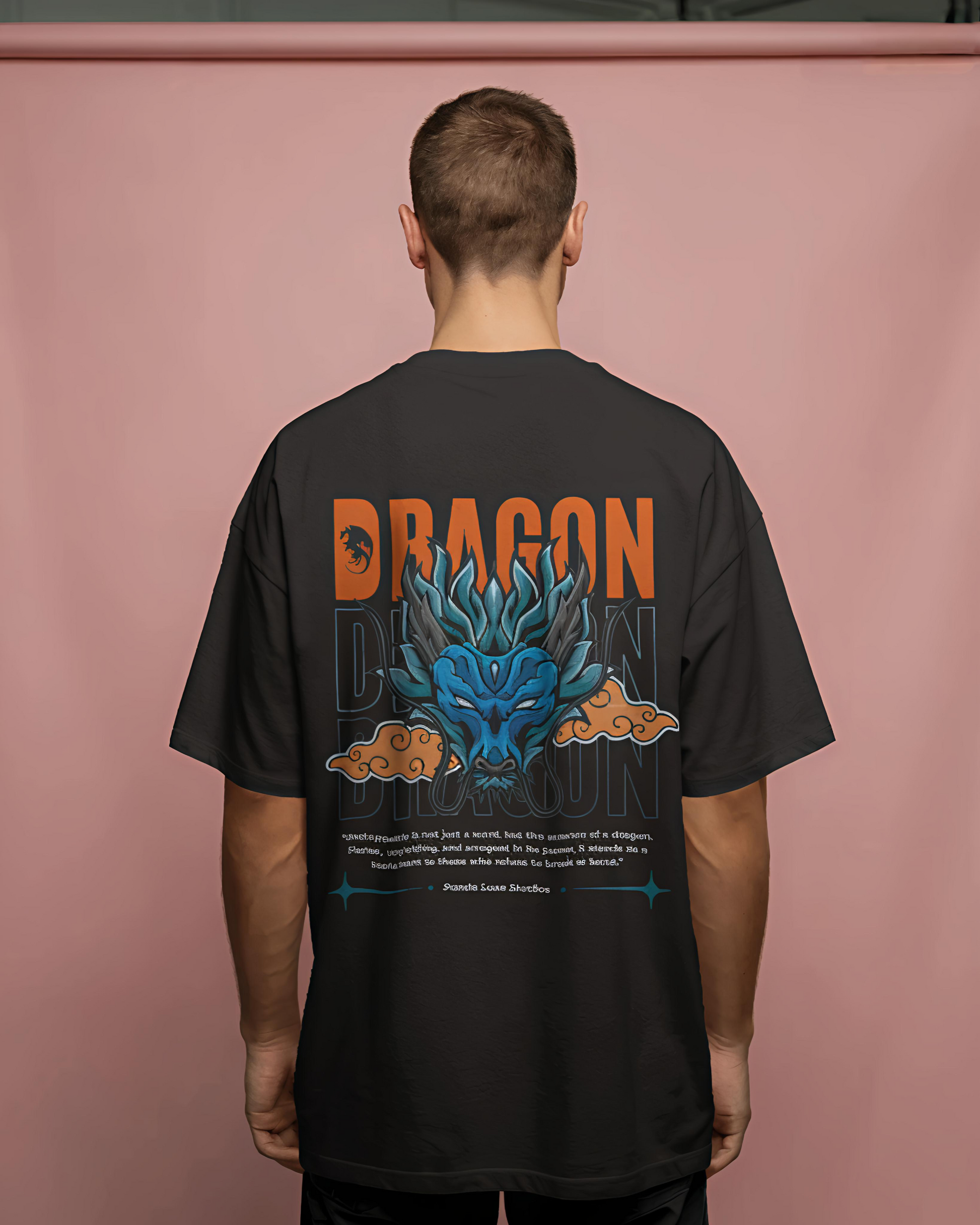 Panda Luxe Dragon Graphic Tee – Premium Streetwear