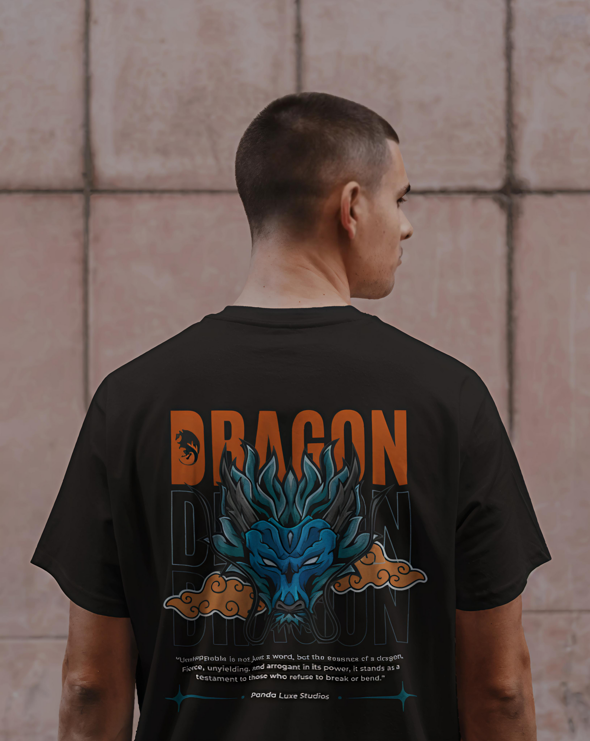 Panda Luxe Dragon Graphic Tee – Premium Streetwear