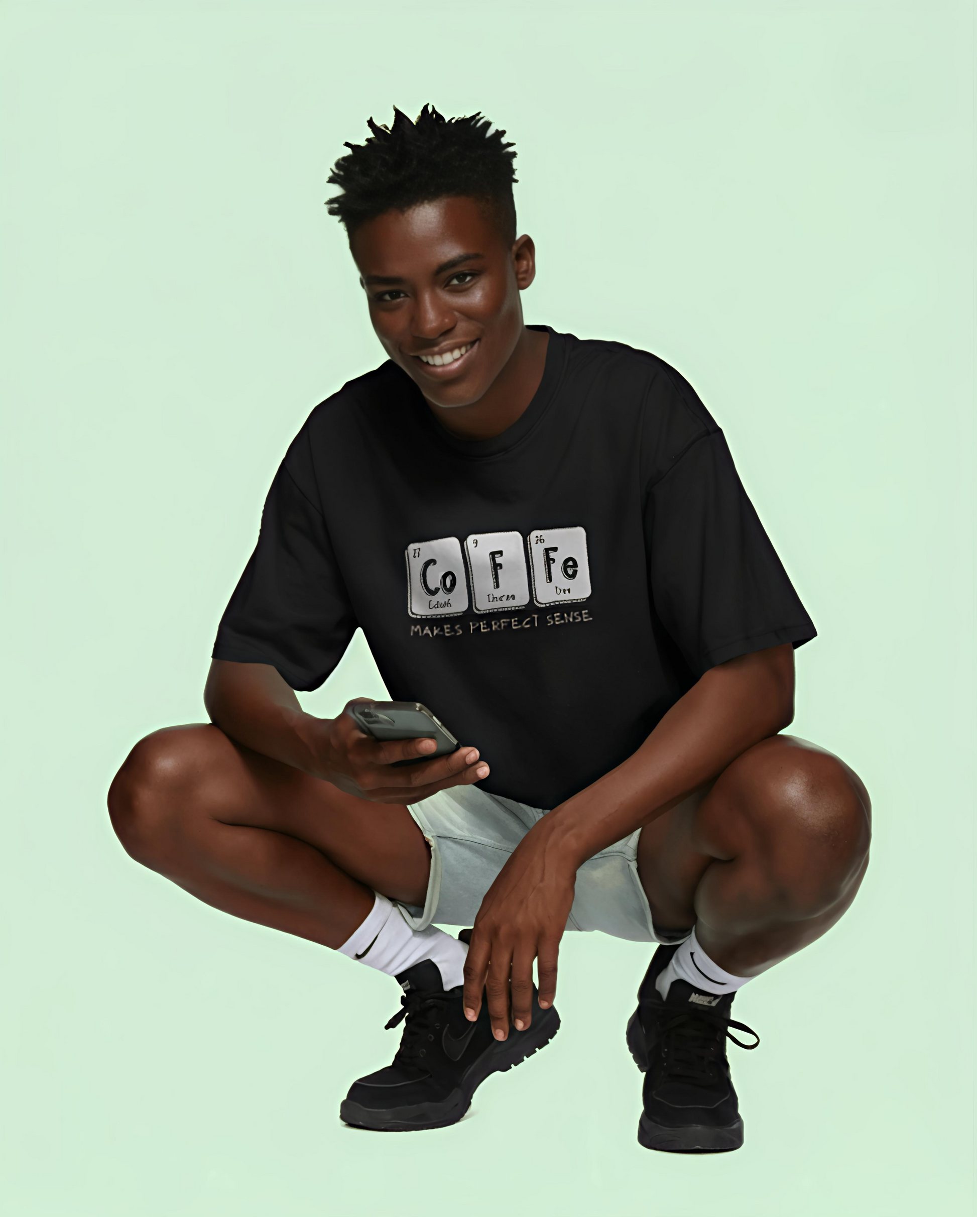 Coffee Unisex Oversized T-Shirt