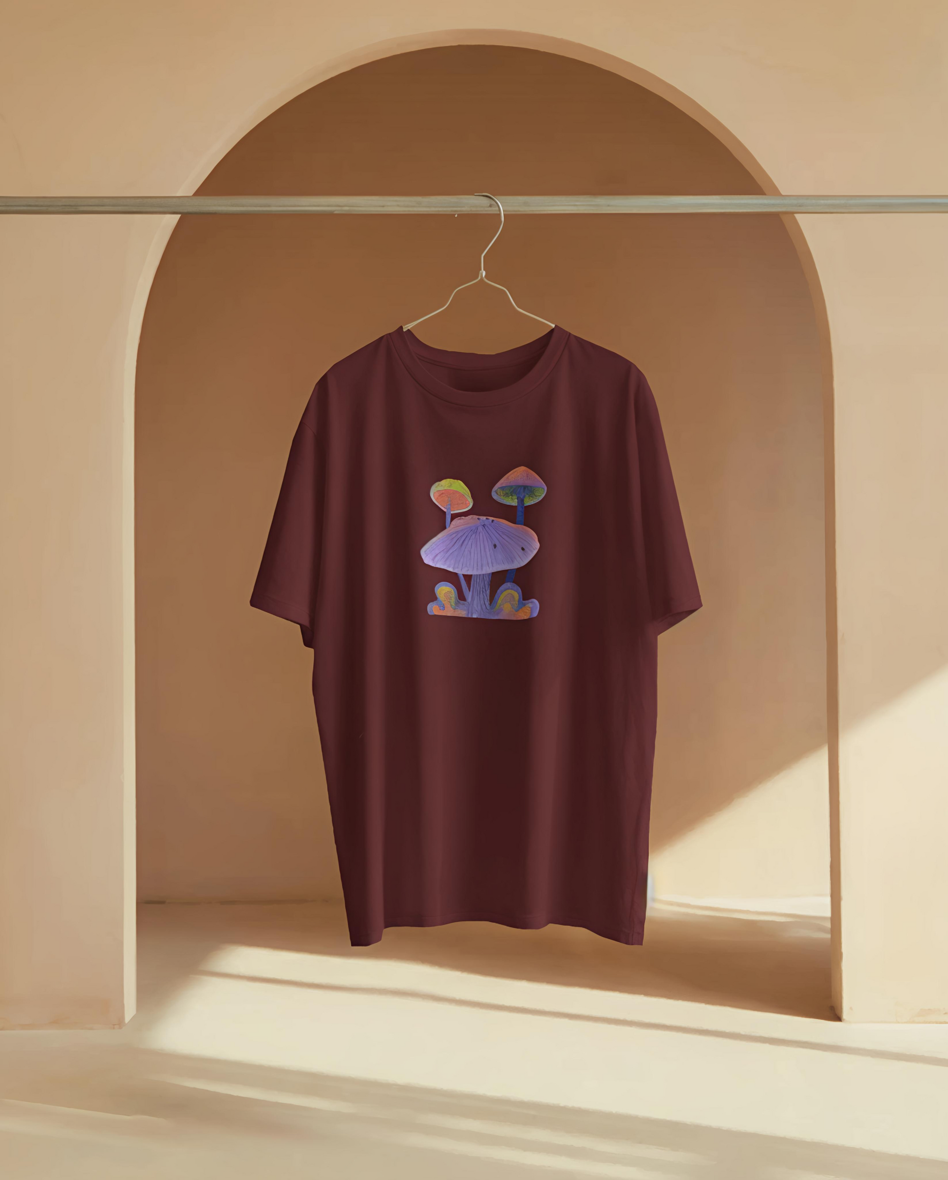 Psychedelic Mushrooms Regular Fit Tee (Women)