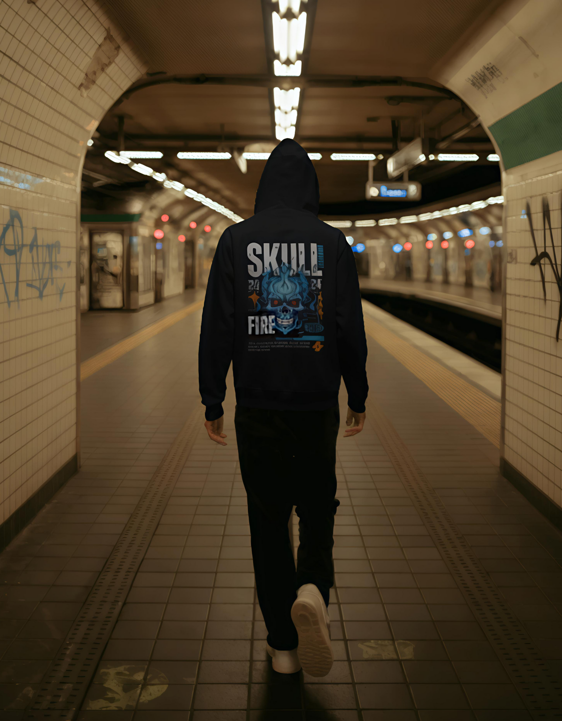 Skull Fire Hoodie