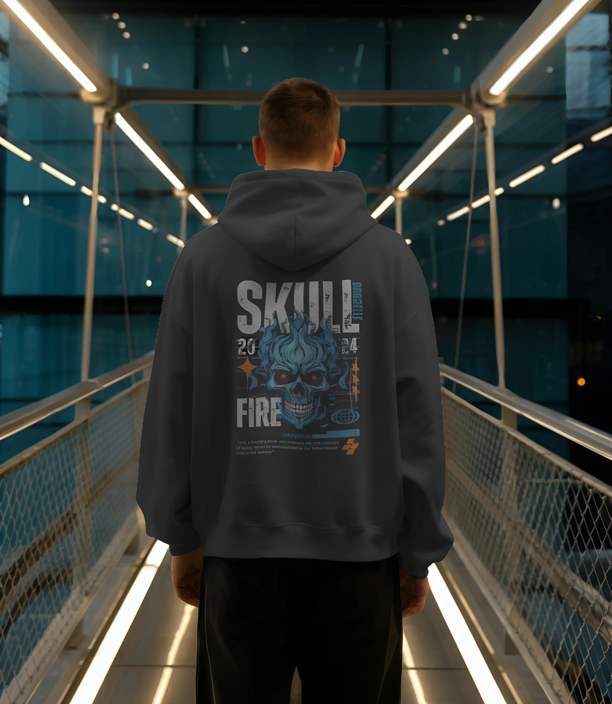 Skull Fire Hoodie