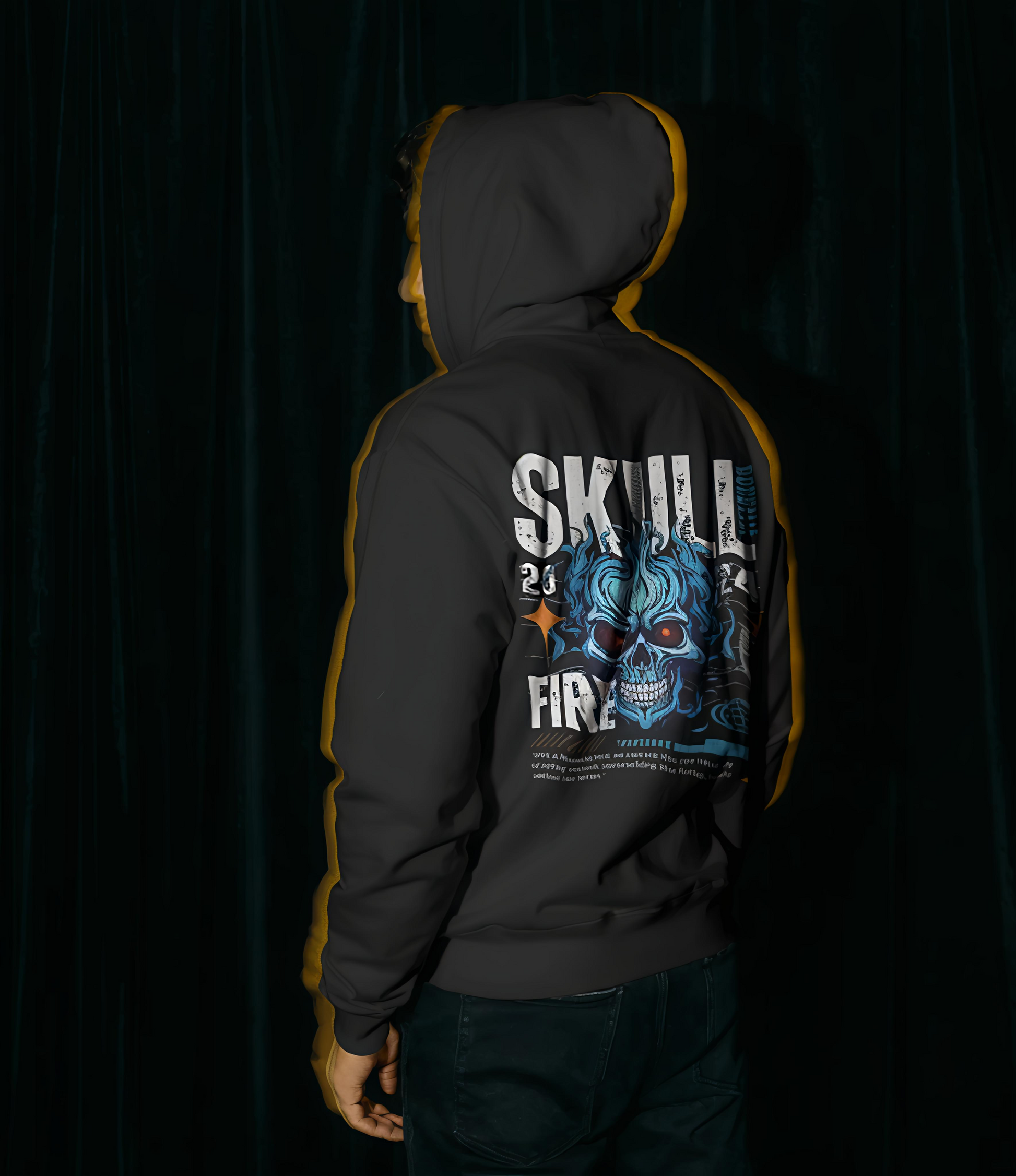 Skull Fire Hoodie