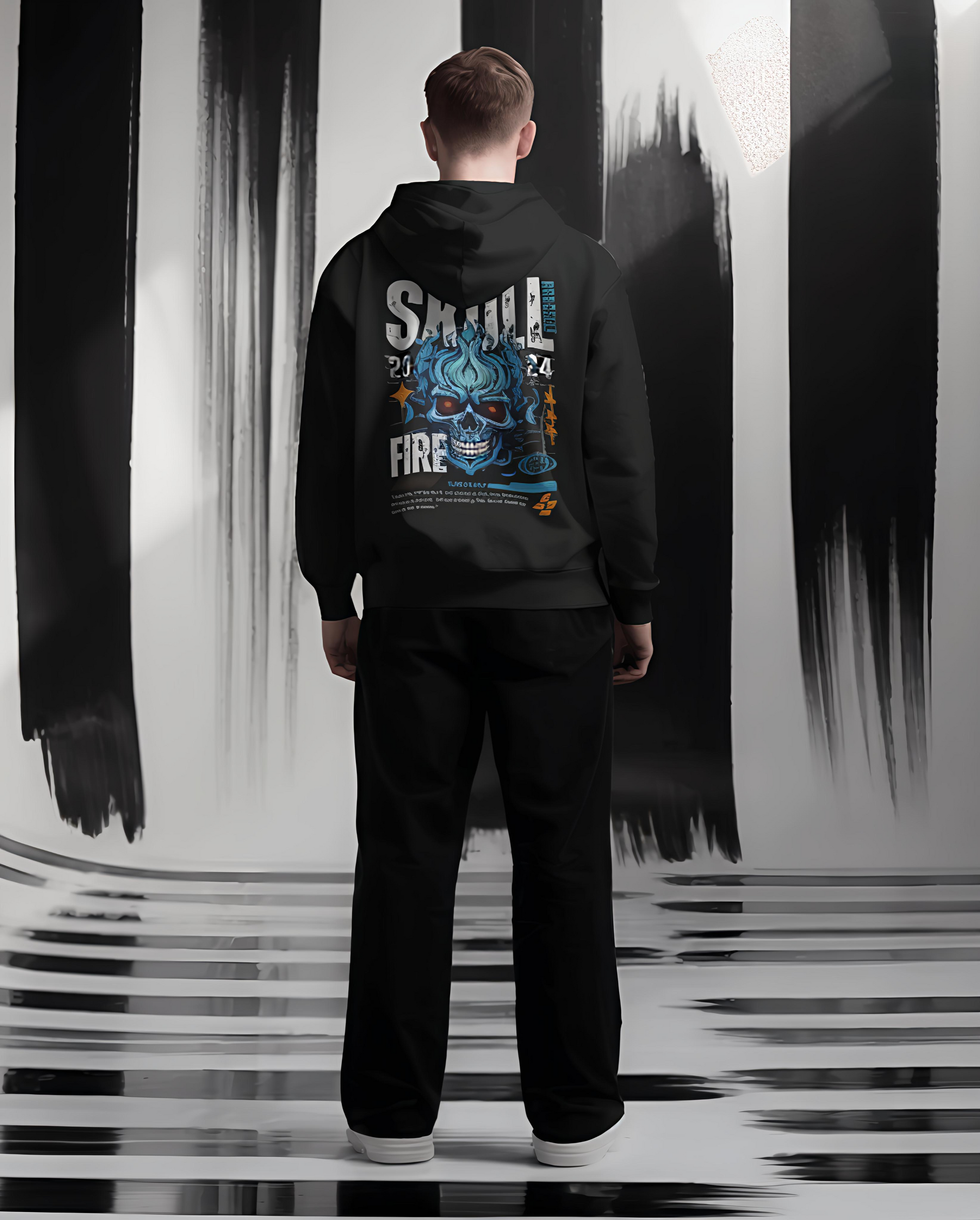 Skull Fire Hoodie
