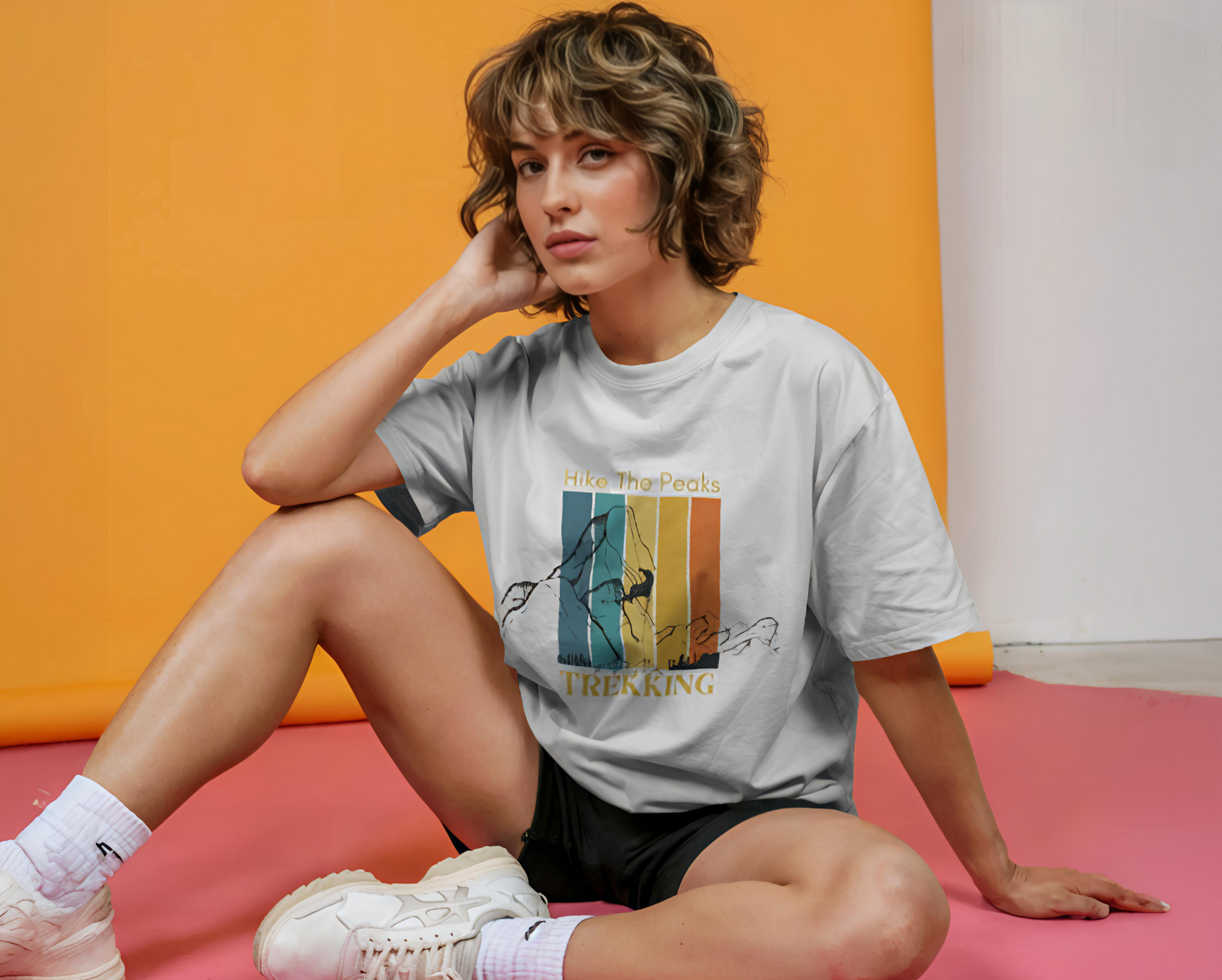 Trekking – Hike the Peaks Regular Fit Tee (Unisex)