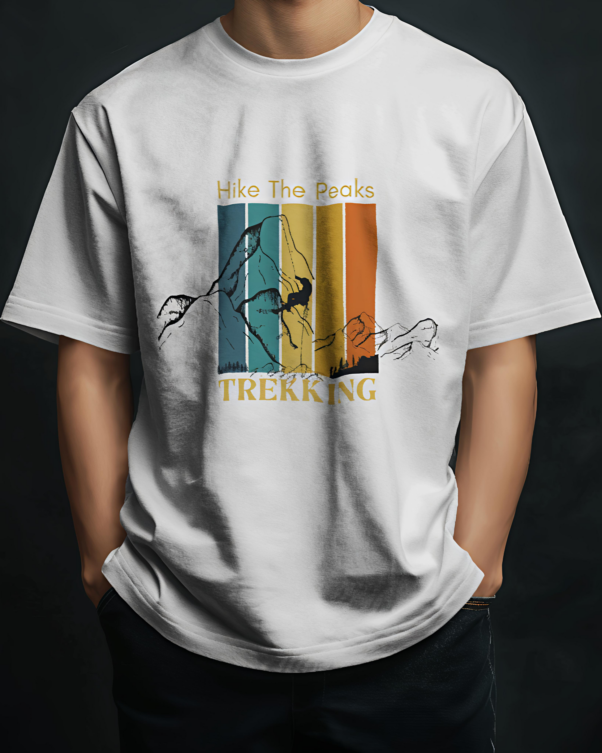 Trekking – Hike the Peaks Regular Fit Tee (Unisex)