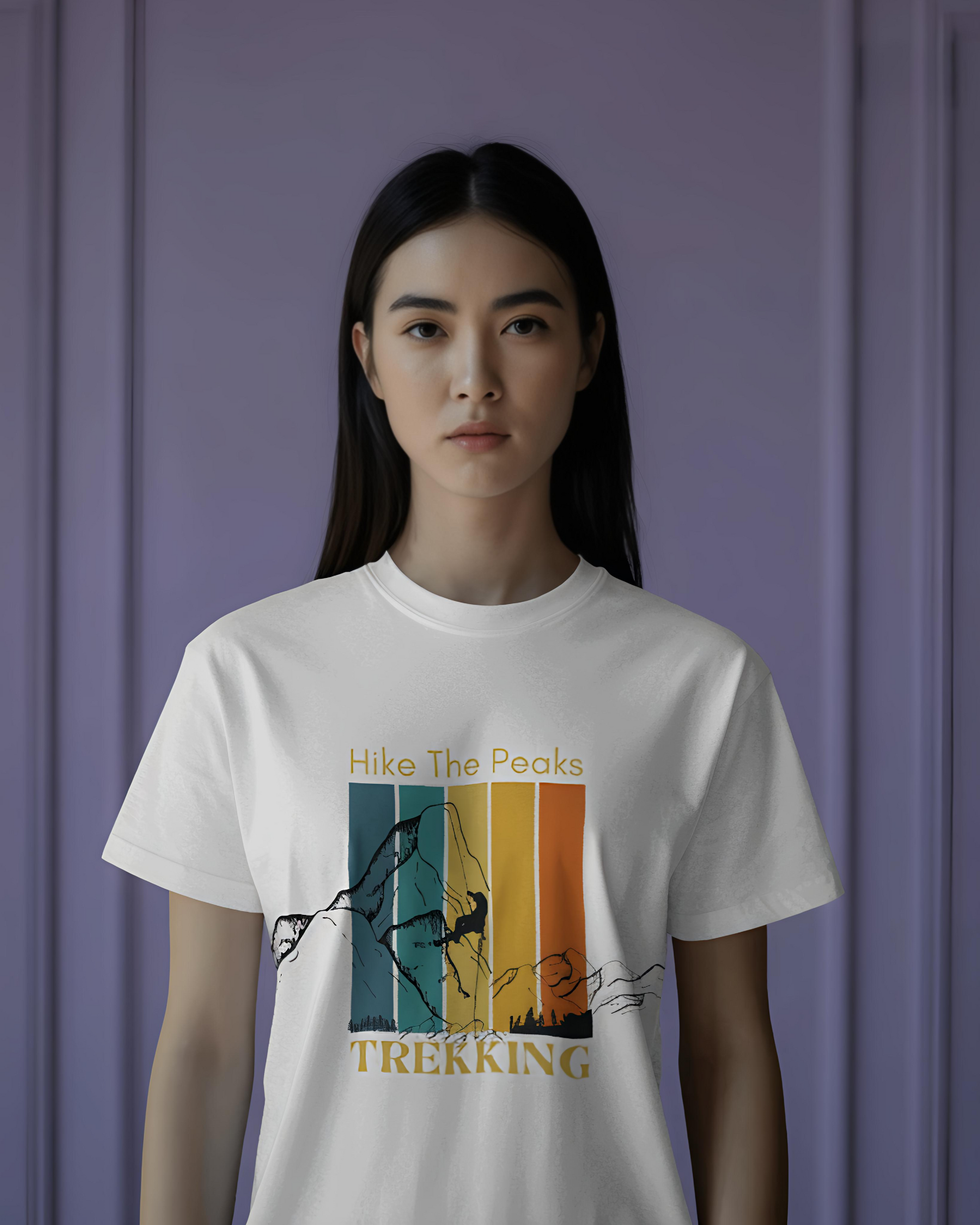Trekking – Hike the Peaks Regular Fit Tee (Unisex)